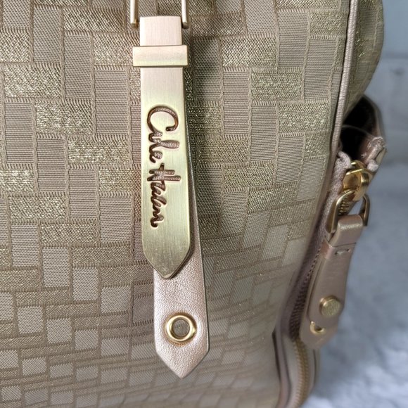 NWT Cole Haan Drawstring Shoulder Soft Gold Bag - Picture 8 of 13